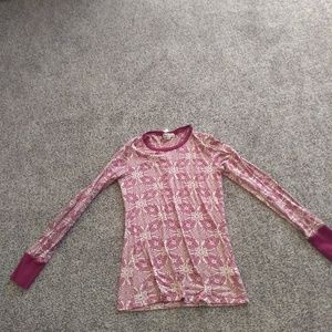 Lucky Brand pink floral shirt